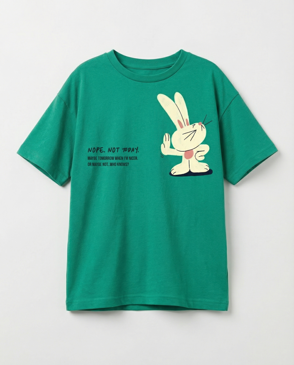 Bunny Says Nope Kids Graphic Tee